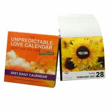 Bakit Pinatataas ng Propesyonal na Pagpi-print ang Iyong Pang-araw-araw na Page-A-Day Calendar